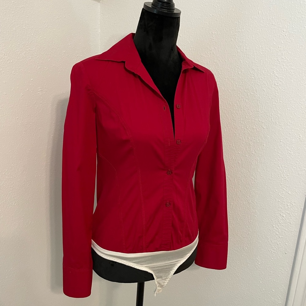Moda Bodysuit Dress Shirt